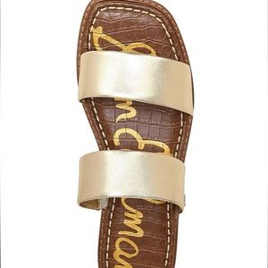Sam Edelman gold Haydee sandal